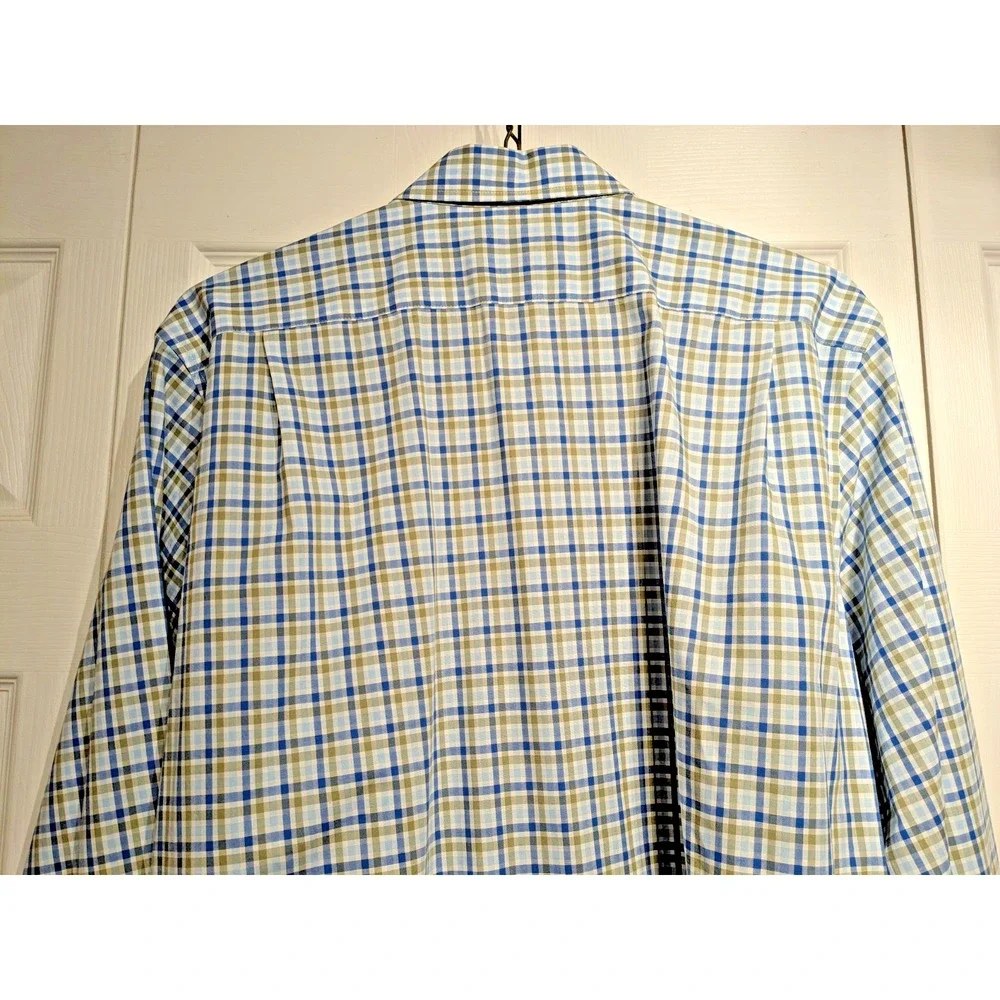 VTG. LL Bean Mens Sz: L Traditional Fit Button Down Shirt Plaid Cotton Pristine! - Picture 8 of 16